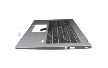 Keyboard incl. topcase DE (german) black/silver original suitable for Acer Swift 1 (SF114-34)