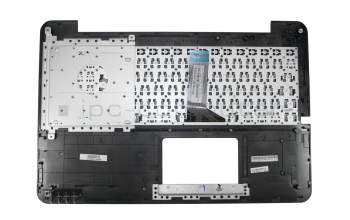 Keyboard incl. topcase DE (german) black/silver original suitable for Asus A555LJ
