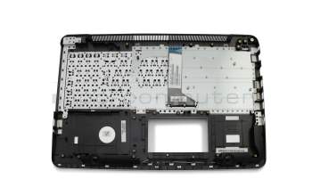 Keyboard incl. topcase DE (german) black/silver original suitable for Asus F555UB