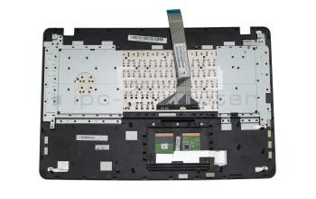 Keyboard incl. topcase DE (german) black/silver original suitable for Asus F751LD