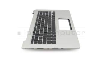Keyboard incl. topcase DE (german) black/silver original suitable for Asus Transformer Book Flip TP300