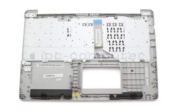 Keyboard incl. topcase DE (german) black/silver original suitable for Asus Transformer Book Flip TP550LD