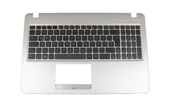 Keyboard incl. topcase DE (german) black/silver original suitable for Asus VivoBook X540NA