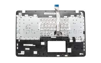 Keyboard incl. topcase DE (german) black/silver original suitable for Asus X751LK