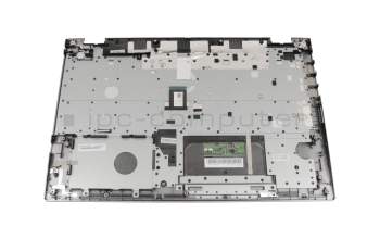 Keyboard incl. topcase DE (german) black/silver original suitable for Medion Akoya E6439 (F15KUR)