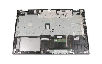 Keyboard incl. topcase DE (german) black/silver original suitable for Medion Akoya S6426 (F15KUR)