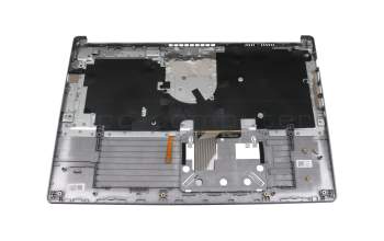 Keyboard incl. topcase DE (german) black/silver with backlight original suitable for Acer Aspire 5 (A515-55G)