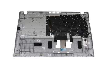 Keyboard incl. topcase DE (german) black/silver with backlight original suitable for Acer Aspire 5 (A517-52G)