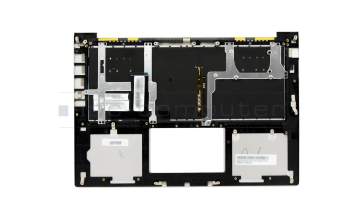 Keyboard incl. topcase DE (german) black/silver with backlight original suitable for Asus ZenBook UX32LN