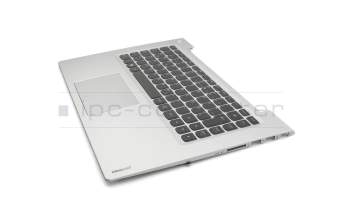 Keyboard incl. topcase DE (german) black/silver with backlight original suitable for Lenovo IdeaPad U430