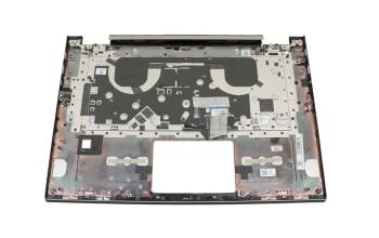 Keyboard incl. topcase DE (german) black/silver with backlight suitable for Lenovo Yoga 730-15IWL (81JS)