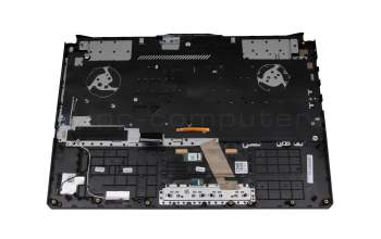 Keyboard incl. topcase DE (german) black/transparent/black with backlight original suitable for Asus TUF A15 FA506IH