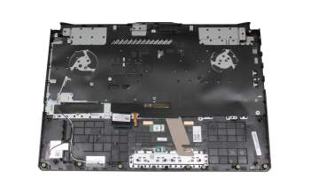 Keyboard incl. topcase DE (german) black/transparent/black with backlight original suitable for Asus TUF Gaming A15 FA506QM