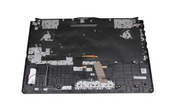 Keyboard incl. topcase DE (german) black/transparent/black with backlight original suitable for Asus TUF Gaming A17 FA706IU