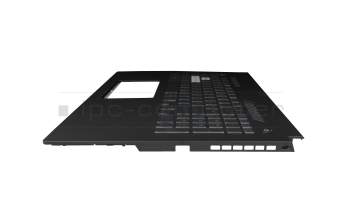 Keyboard incl. topcase DE (german) black/transparent/black with backlight original suitable for Asus TUF Gaming A17 FA707RM
