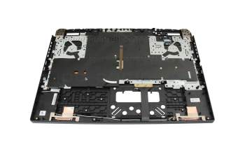 Keyboard incl. topcase DE (german) black/white/black with backlight original suitable for Acer Nitro 17 (AN17-41)