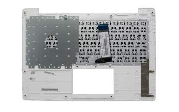 Keyboard incl. topcase DE (german) black/white original suitable for Asus F453MA