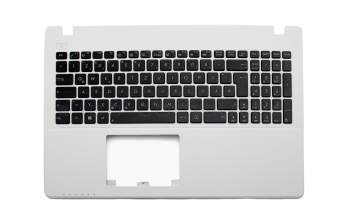 Keyboard incl. topcase DE (german) black/white original suitable for Asus F552CL