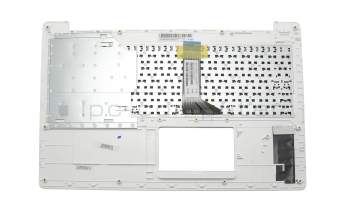Keyboard incl. topcase DE (german) black/white original suitable for Asus F553MA