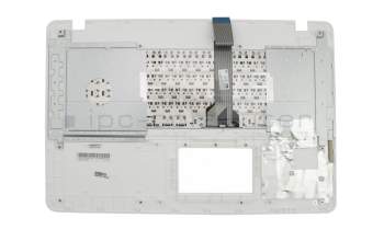 Keyboard incl. topcase DE (german) black/white original suitable for Asus F751LD