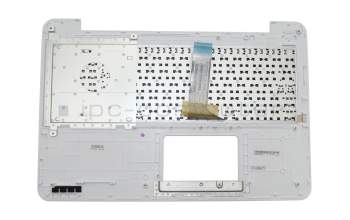 Keyboard incl. topcase DE (german) black/white original suitable for Asus R556LJ