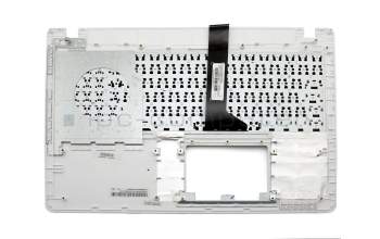 Keyboard incl. topcase DE (german) black/white original suitable for Asus X552CL