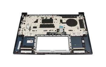 Keyboard incl. topcase DE (german) blue/blue with backlight original suitable for Asus ZenBook 14 UX3405MA
