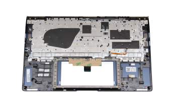 Keyboard incl. topcase DE (german) blue/blue with backlight original suitable for Asus ZenBook 14 UX434FLC