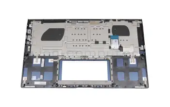 Keyboard incl. topcase DE (german) blue/blue with backlight original suitable for Asus ZenBook 15 UX534FTC