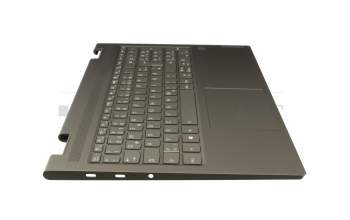 Keyboard incl. topcase DE (german) dark green/dark green with backlight (Dark Moss) original suitable for Lenovo Yoga 7-15ITL5 (82BJ)