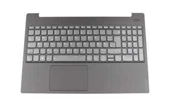 Keyboard incl. topcase DE (german) dark grey/black with backlight original suitable for Lenovo IdeaPad S340-15IIL (81WL)