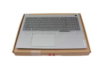Keyboard incl. topcase DE (german) dark grey/grey with backlight original suitable for Lenovo ThinkBook 16 G6 ABP (21KK)