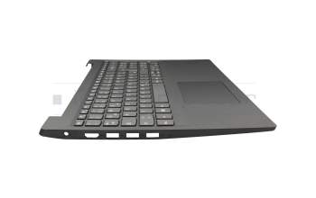 Keyboard incl. topcase DE (german) grey/black (rough) original suitable for Lenovo IdeaPad S145-15AST (81N3)