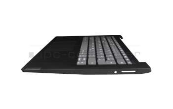 Keyboard incl. topcase DE (german) grey/black original suitable for Lenovo IdeaPad S145-14IGM (81SB)