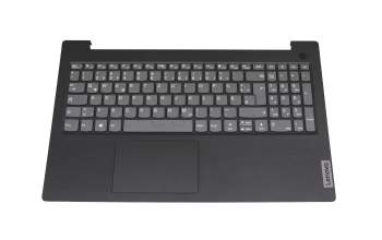 Keyboard incl. topcase DE (german) grey/black original suitable for Lenovo V15 G2-ALC (82KD)