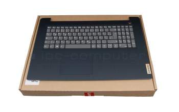 Keyboard incl. topcase DE (german) grey/blue original suitable for Lenovo IdeaPad 3-17ITL6 (82H9)