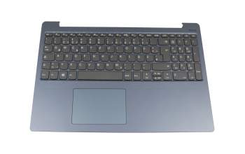 Keyboard incl. topcase DE (german) grey/blue suitable for Lenovo IdeaPad 330S-15ARR (81FB/81JQ)