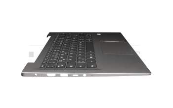 Keyboard incl. topcase DE (german) grey/bronze with backlight (without fingerprint) original suitable for Lenovo IdeaPad 520S-14IKBR
