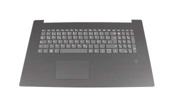 Keyboard incl. topcase DE (german) grey/grey for fingerprint scanner original suitable for Lenovo IdeaPad 330-17IKB (81DM)