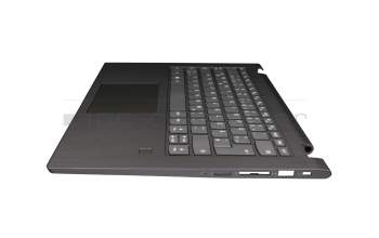 Keyboard incl. topcase DE (german) grey/grey original suitable for Lenovo Flex 6-14IKB (81EM)