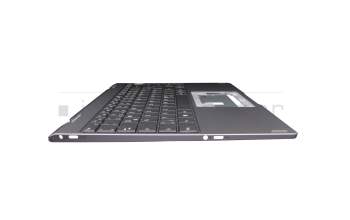 Keyboard incl. topcase DE (german) grey/grey original suitable for Medion Akoya E4271 (YM14GR)