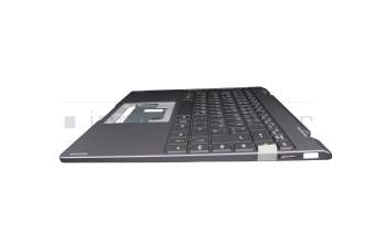 Keyboard incl. topcase DE (german) grey/grey original suitable for Medion Akoya E4271 (YM14GR)