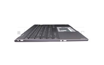 Keyboard incl. topcase DE (german) grey/grey original suitable for Medion Akoya E4272 (YM14G)