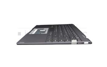 Keyboard incl. topcase DE (german) grey/grey original suitable for Medion Akoya E4272 (YM14G)