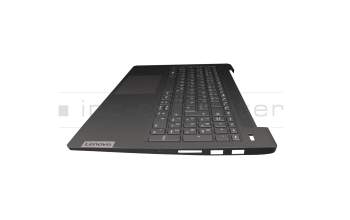 Keyboard incl. topcase DE (german) grey/grey with backlight Fingerprint (USB-C charging port) original suitable for Lenovo IdeaPad 5-15ITL05 (82FG)