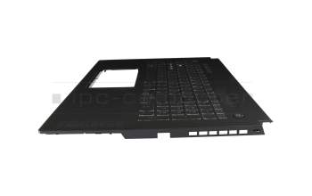 Keyboard incl. topcase DE (german) grey/grey with backlight original suitable for Asus TUF Gaming A17 FA707NV