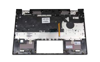 Keyboard incl. topcase DE (german) grey/grey with backlight original suitable for HP Envy x360 13-ar0900