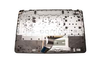 Keyboard incl. topcase DE (german) grey/grey with backlight original suitable for HP Omen 15-ax000