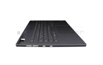 Keyboard incl. topcase DE (german) grey/grey with backlight original suitable for Lenovo Legion Slim 5-14APH8 (82Y5)