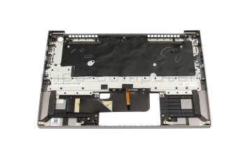 Keyboard incl. topcase DE (german) grey/grey with backlight original suitable for Lenovo ThinkBook 13s ITL (20V9)